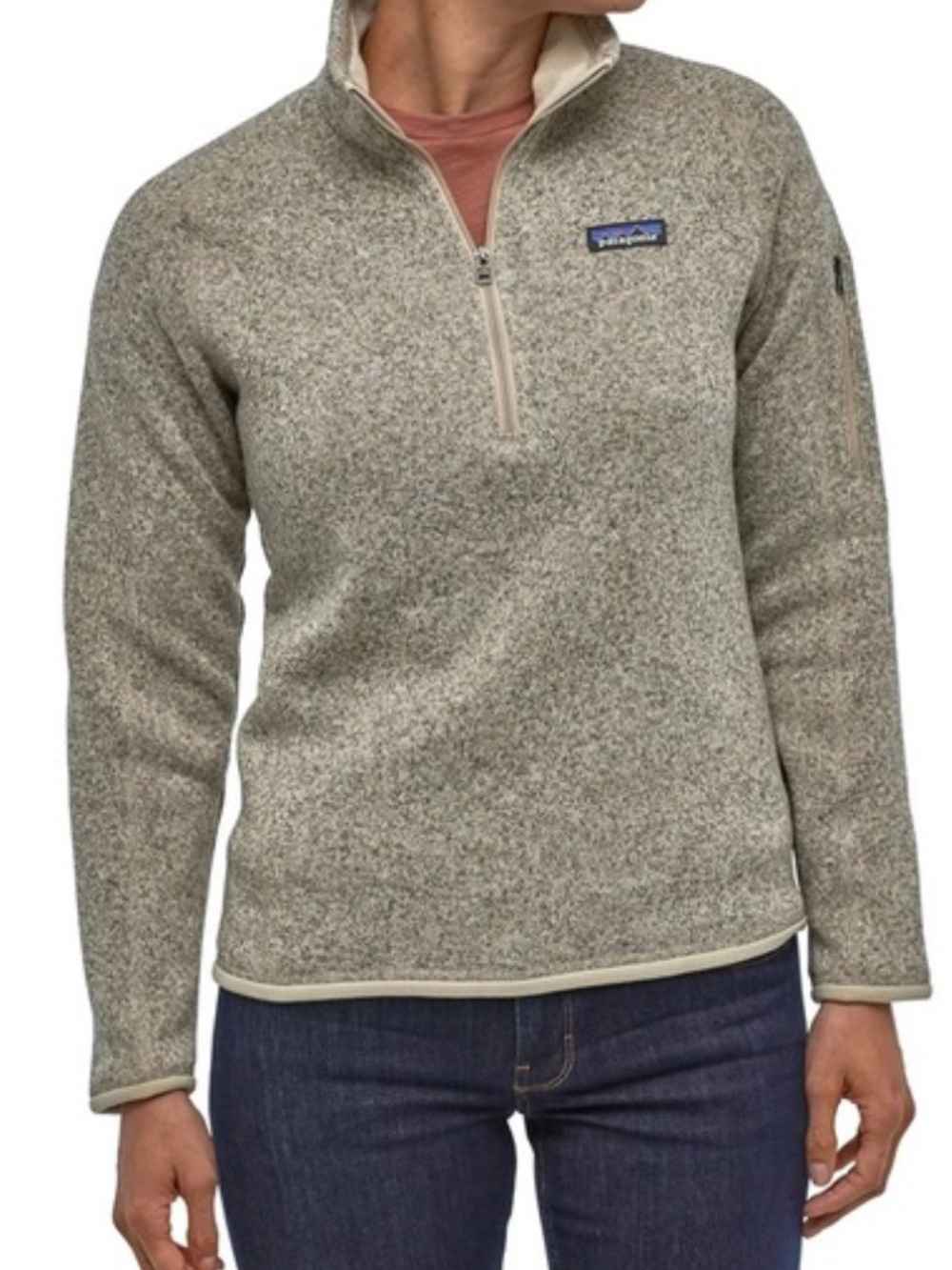 Patagonia W’s Better Sweater Forest Green Quarter-Zip Fleece